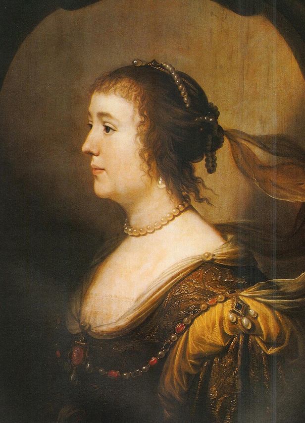 ภาพเหมือนของอามาเลีย ฟาน ซอลมส์ (1602-1675) - เกอริท ฟาน ฮอนทอร์สต์