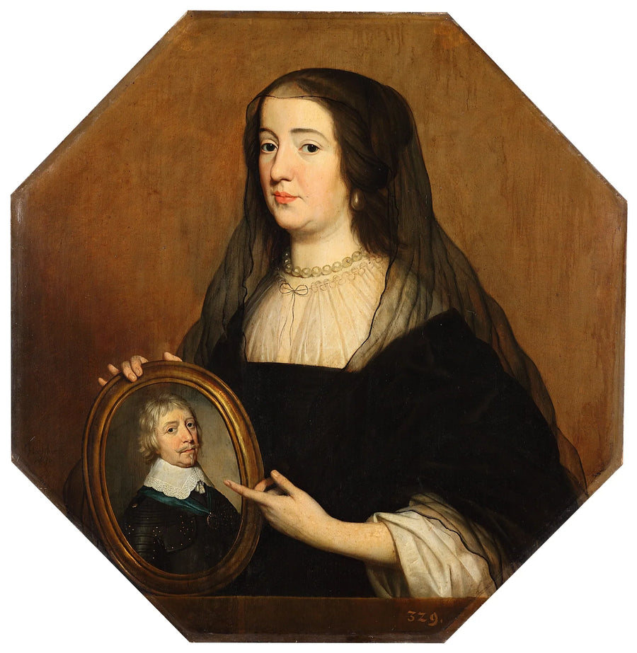 ภาพเหมือนของอามาเลีย ฟาน ซอลมส์ (1602-1675) - เกอริท ฟาน ฮอนทอร์สต์