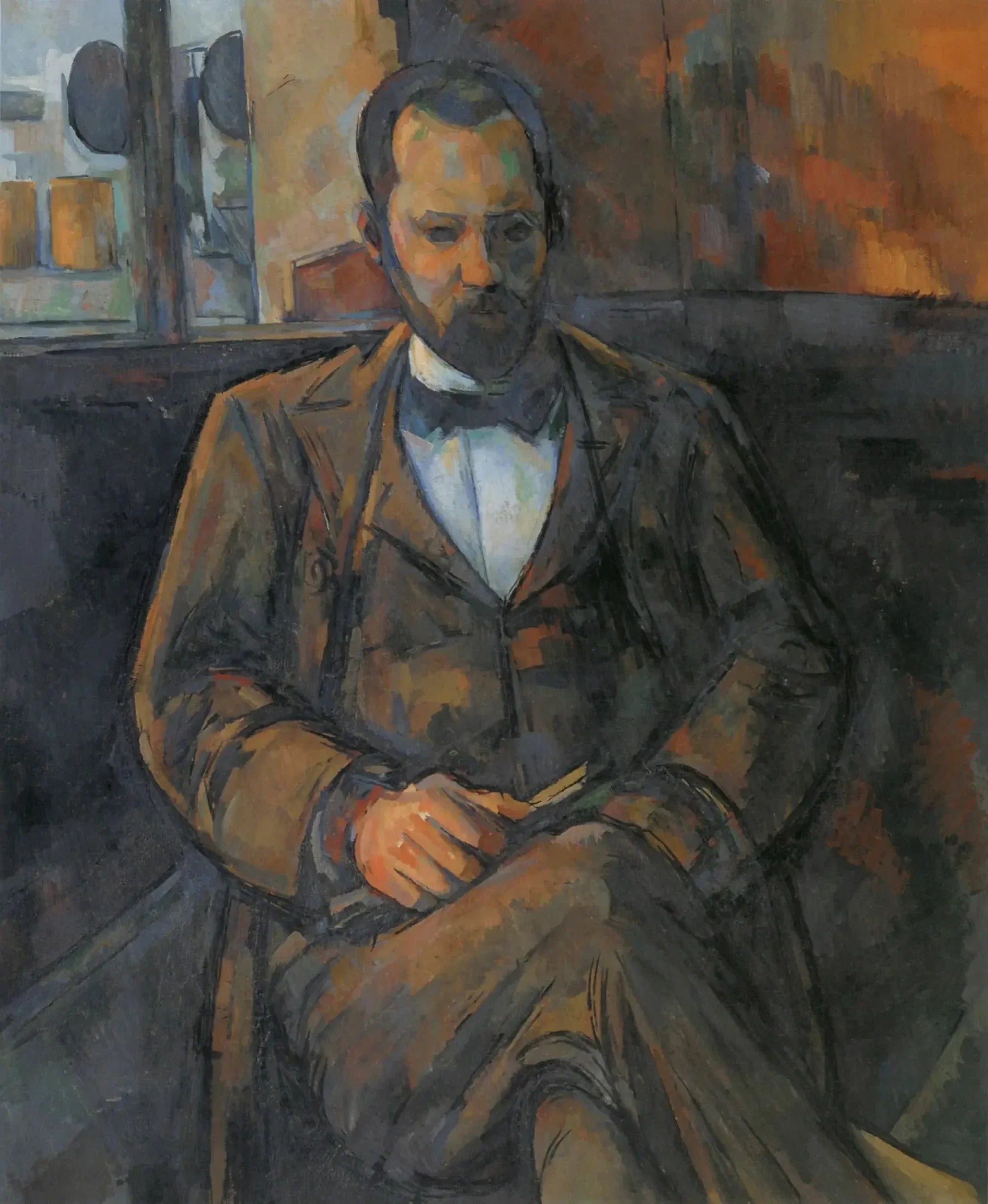 Portrait d'Ambroise Vollard - Paul Cézanne image 1 reproduction de peinture à l’huile
