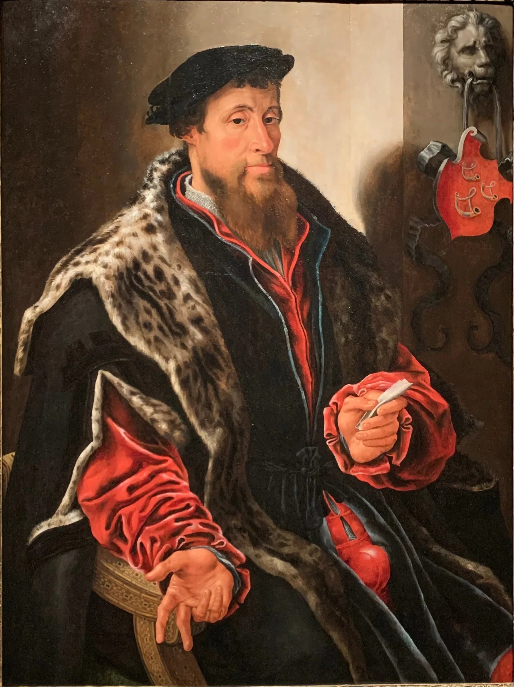 Portrait d'Andries Willemsz. van Sonnevelt, nommé Van Oudshoorn - Maarten van Heemskerck image 1 reproduction artisanale de tableau
