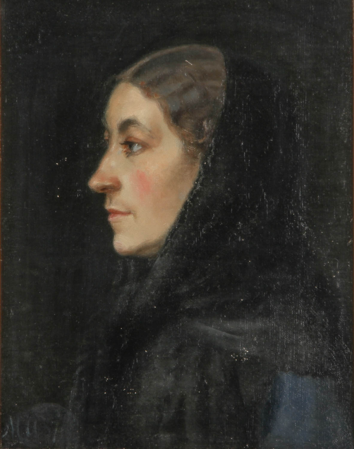 Portrait d'Ane Raadsig. - Michael Peter Ancher image 1 tableau peint à l’huile sur toile