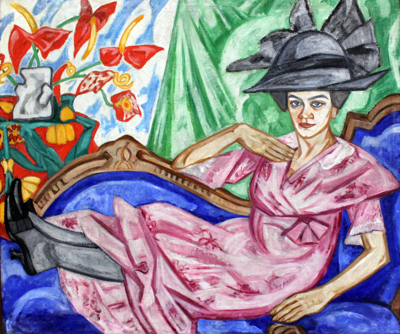 Portrait d'Anna Vladimirvna Rozanova - Olga Rozanova