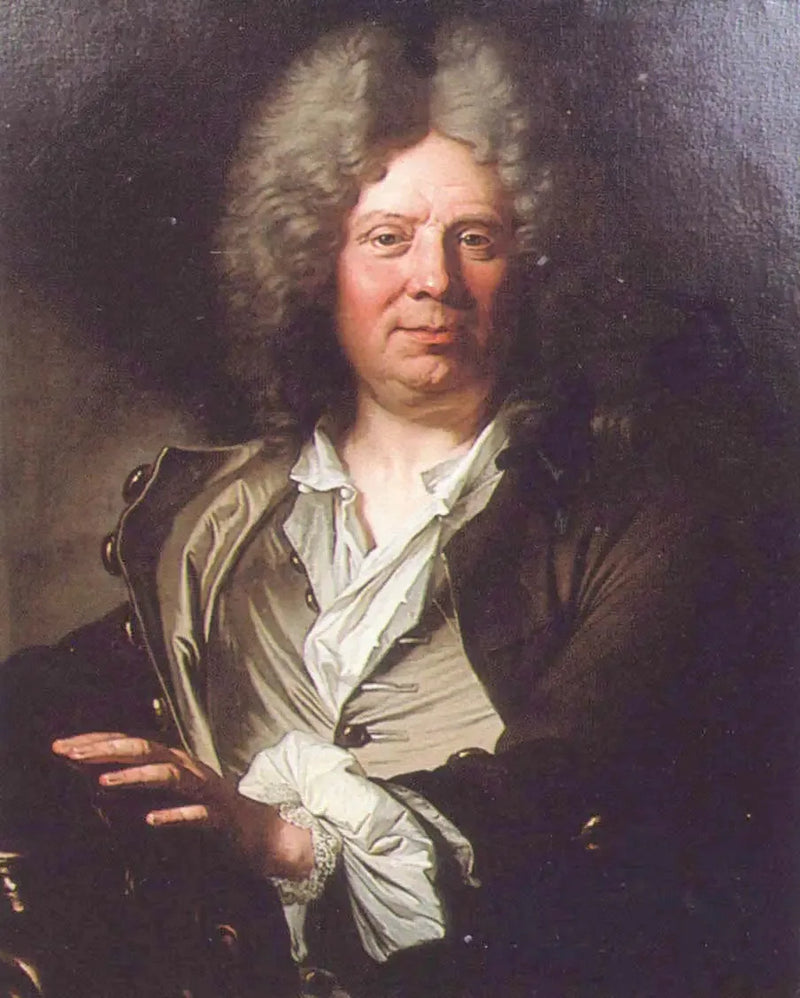 ภาพเหมือนของ Antoine Coysevox - Hyacinthe Rigaud