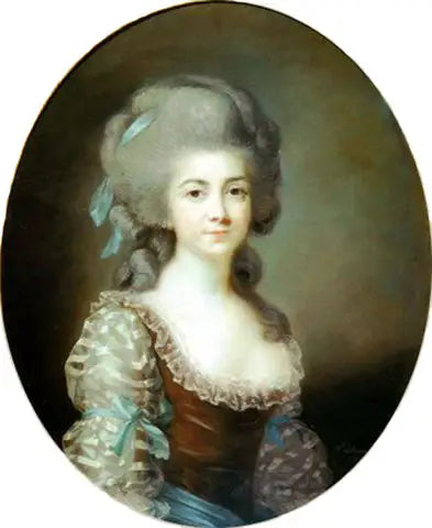 ภาพเหมือนของแอนโตเน็ตต์ เซนต์-ฮูเบอร์ตี (1756-1812), นักแสดงหญิงชาวฝรั่งเศส - เอลิซาเบธ วิเก่ เลอบรุน