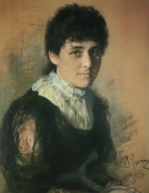 ภาพเหมือนของ Elena Pavlovna Tarkhanova-Antokolskaya - Ilya Repin