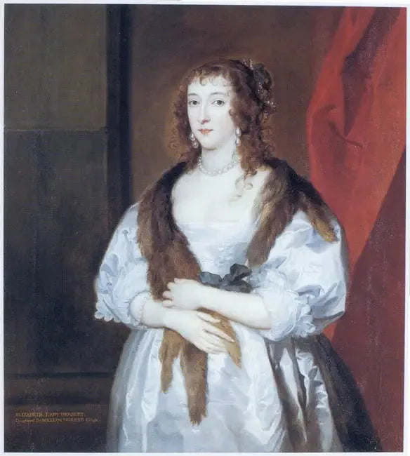 ภาพเหมือนของ Elizabeth Dormer (เสียชีวิตในปี ค.ศ. 1635), ภรรยาของ Edward Somerset, มาร์ควิสคนที่ 2 แห่ง Worcester - อองตวน ฟาน ไดค์