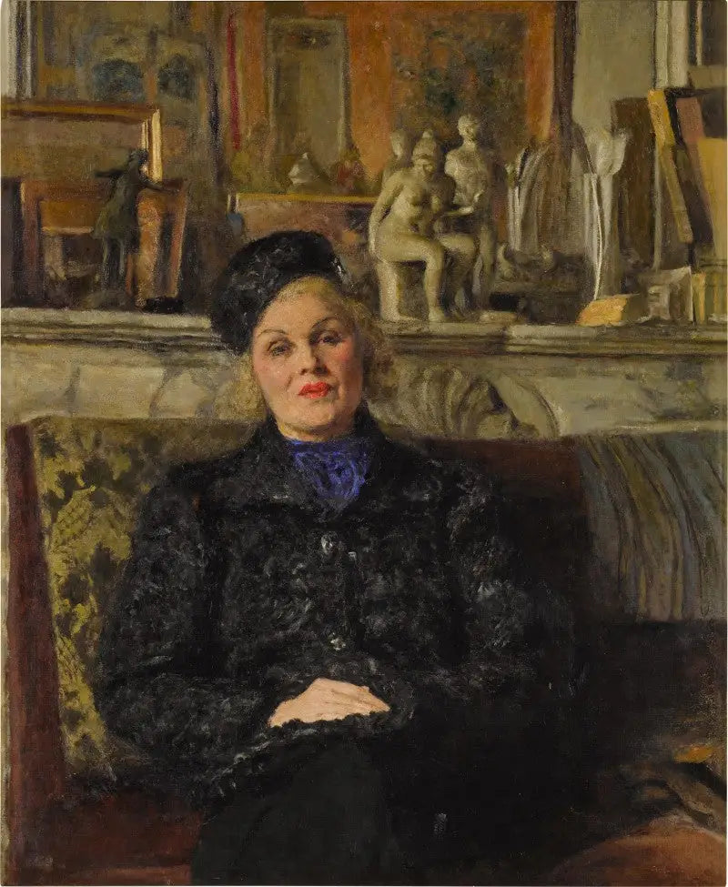 ภาพเหมือนของ Elvira Popesco - Édouard Vuillard