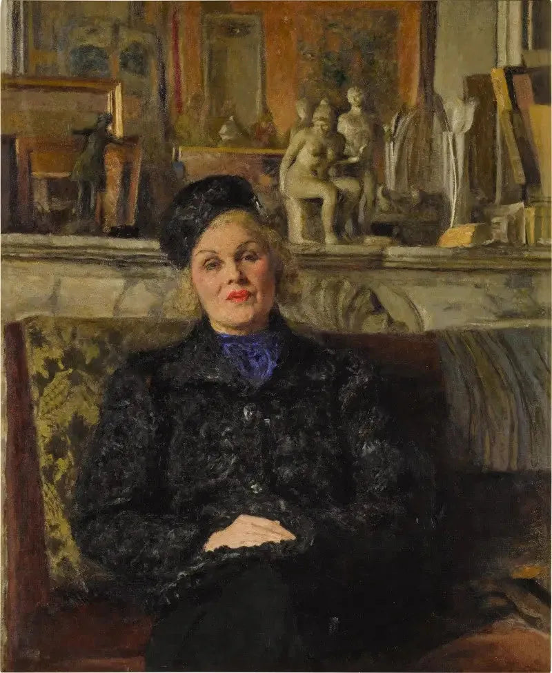 ภาพเหมือนของ Elvira Popesco - Édouard Vuillard