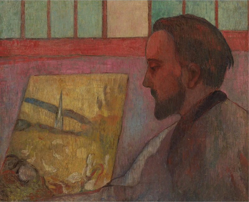 ภาพเหมือนของ Émile Schuffenecker - Émile Bernard