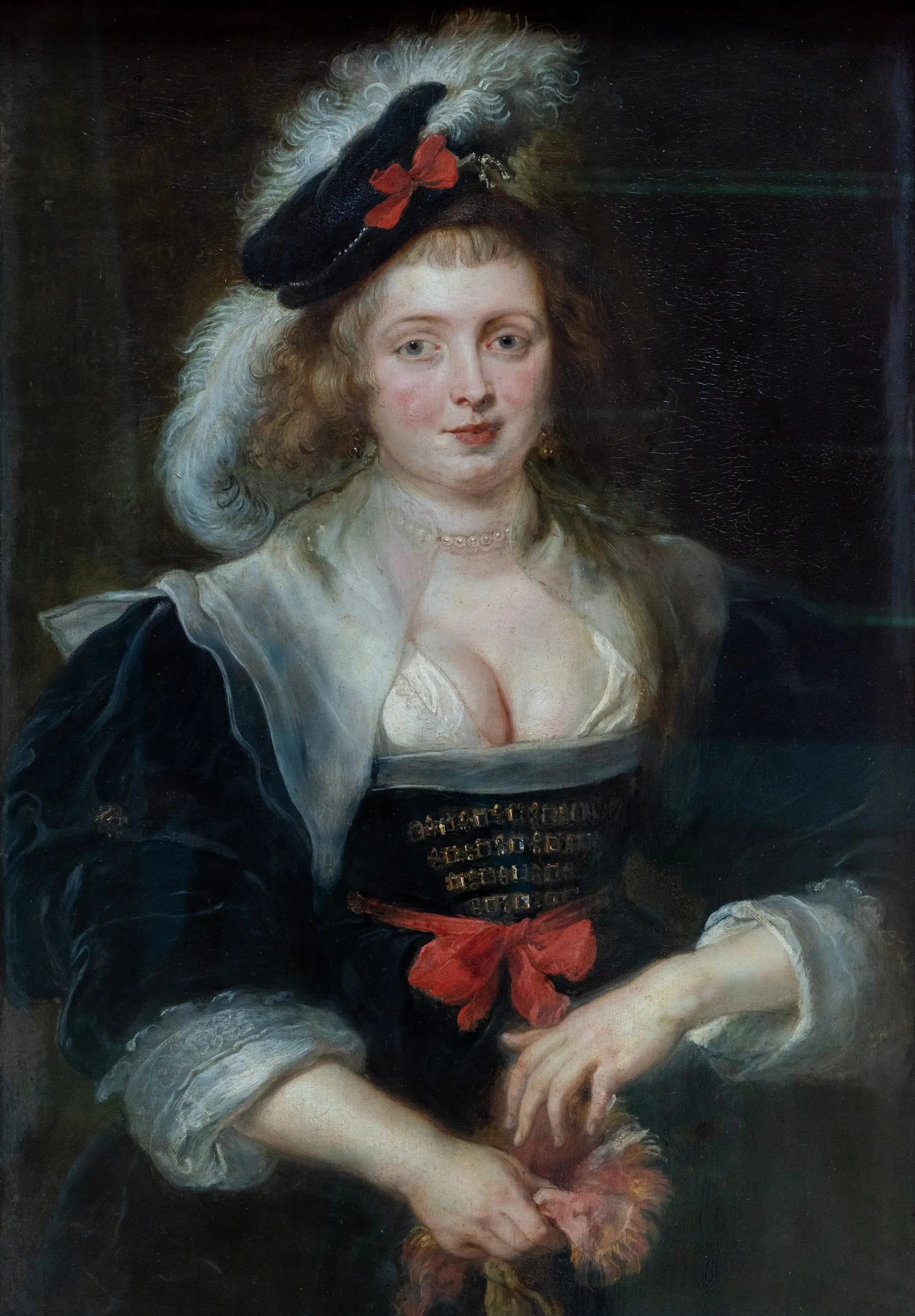 Portrait d'Hélène Fourment - Peter Paul Rubens image 1 reproduction artisanale de tableau