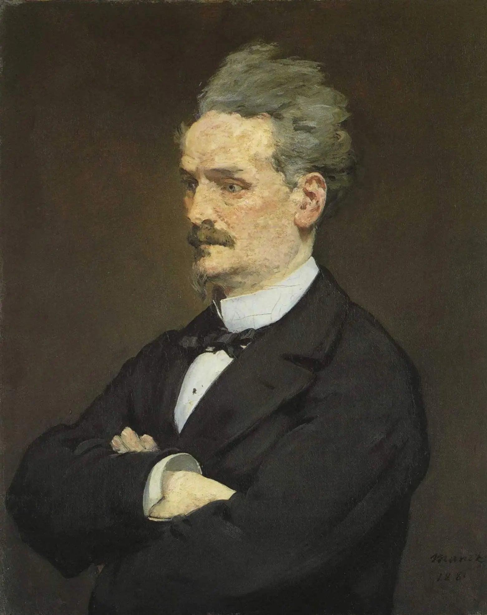 Portrait d’Henri Rochefort - Édouard Manet image 1 reproduction artisanale de tableau