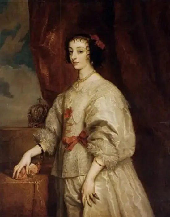 ภาพเหมือนของ Henriette Marie - Antoine van Dyck