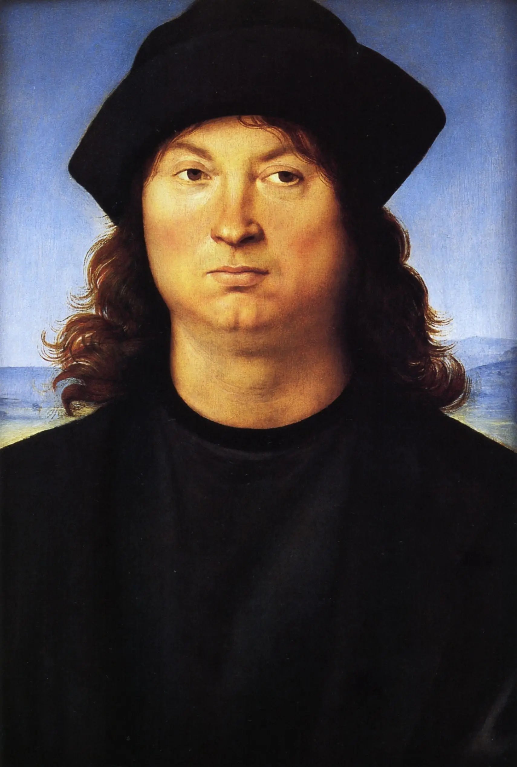 Portrait d'homme - Raphaël Sanzio image 1 reproduction de peinture à l’huile
