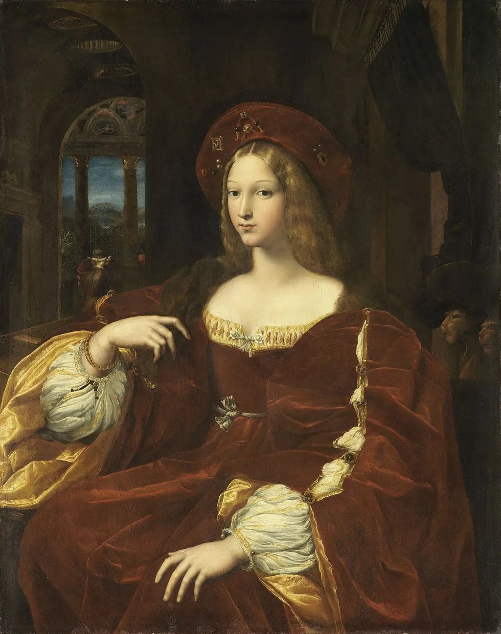 Portrait d'Isabelle de Requesens, vice-reine de Naples - Raphaël Sanzio image 1 tableau peint à l’huile sur toile