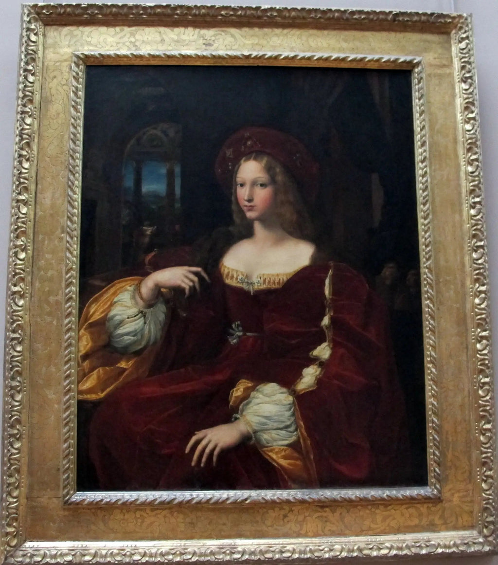 Portrait d'Isabelle de Requesens, vice-reine de Naples - Raphaël Sanzio image 2 reproduction artisanale de tableau