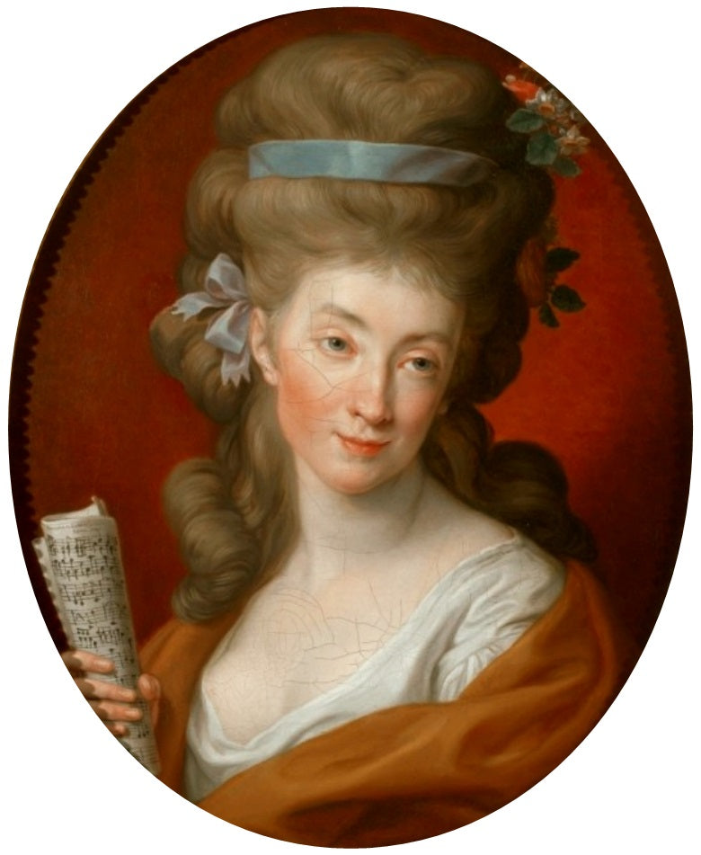 Portrait d’Izabela (Elżbieta) Potocka née Lubomirska en Polymnie. - Pompeo Batoni - Alpha Reproduction