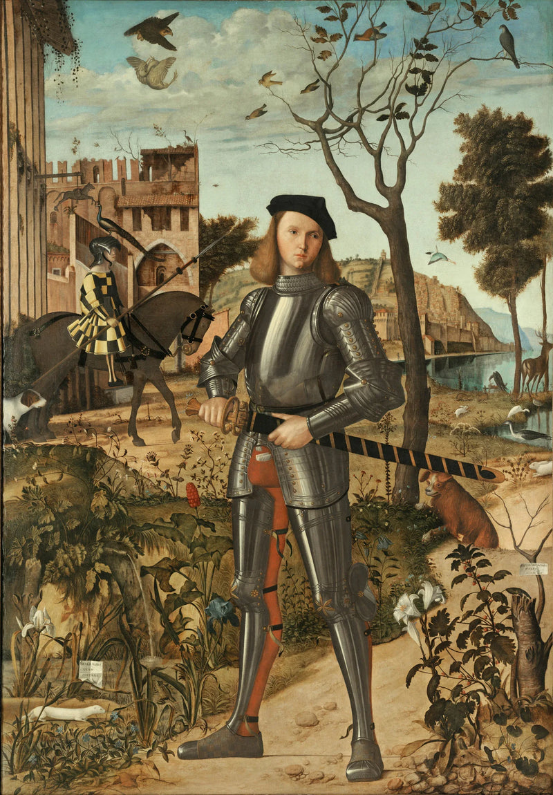 ภาพเหมือนของอัศวิน - Vittore Carpaccio