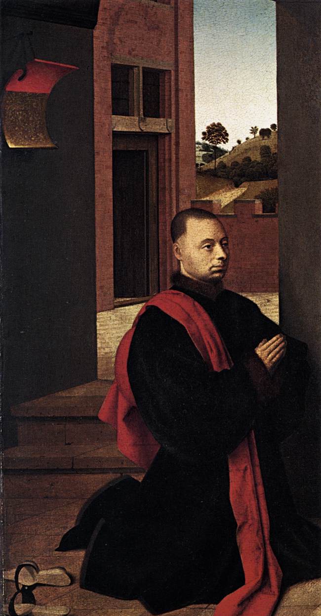 ภาพเหมือนของผู้บริจาค - Petrus Christus