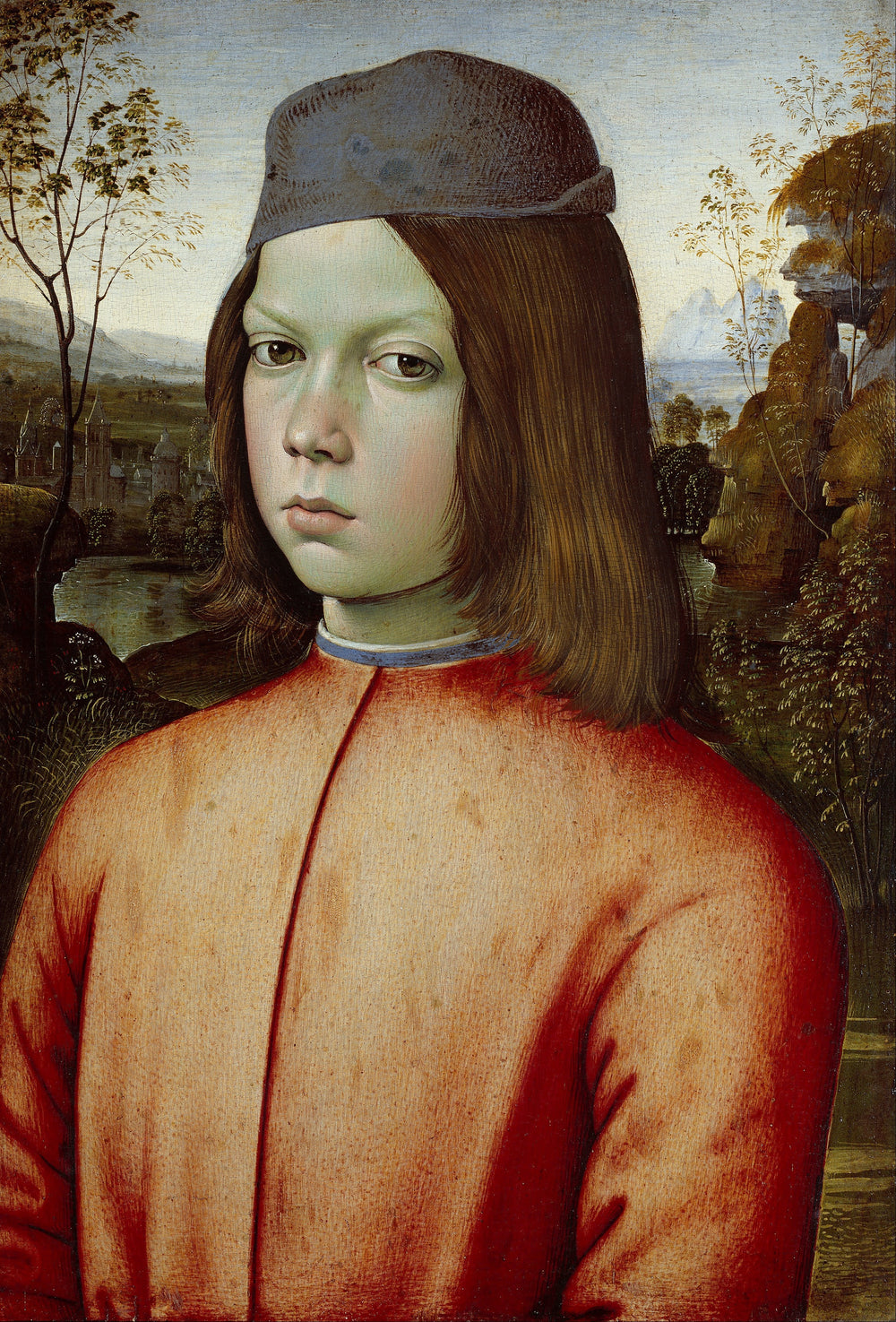 Portrait d'un garçon - Pinturicchio image 1 reproduction d’œuvre d’art à l’huile