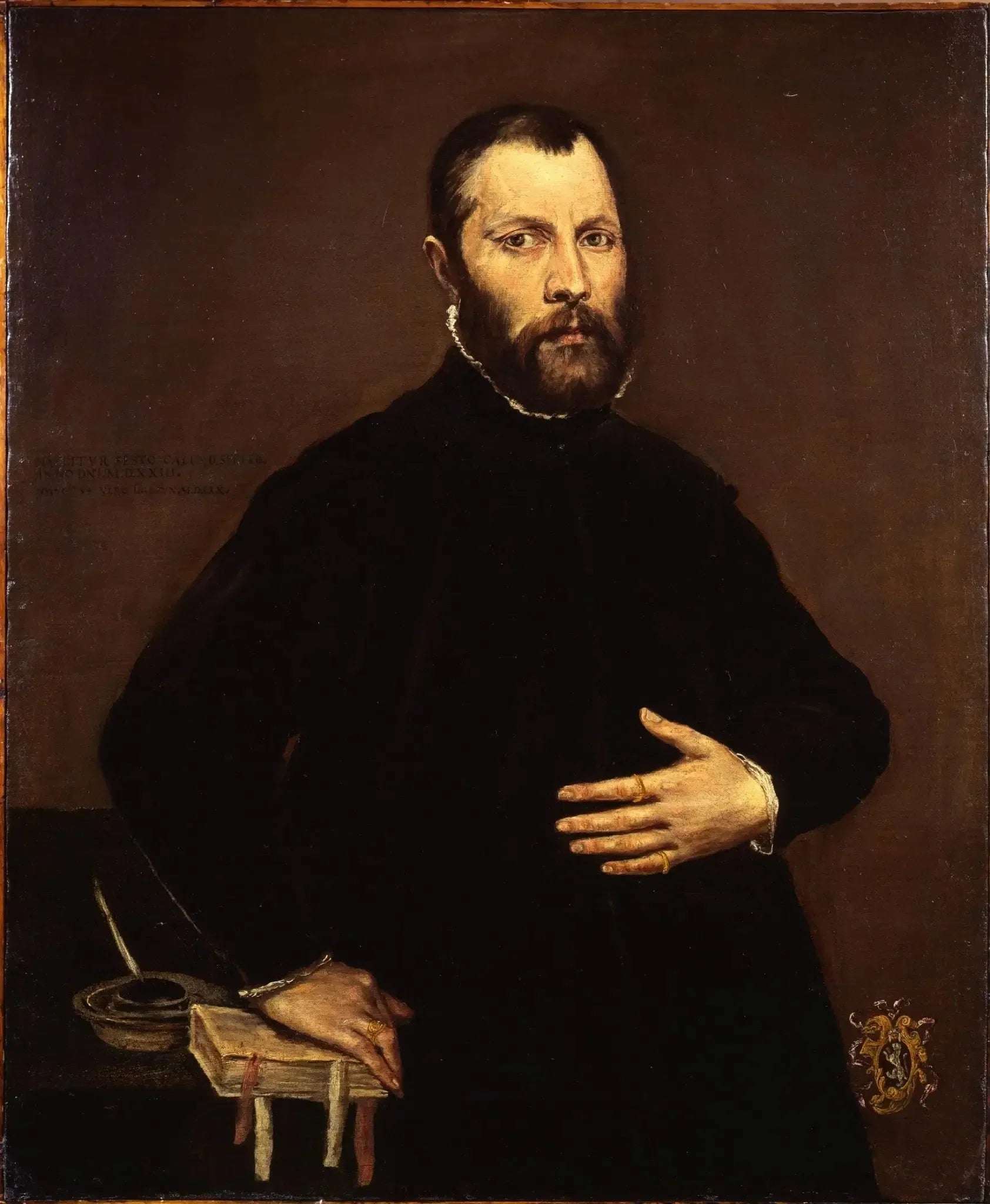 Portrait d'un gentilhomme - El Greco image 1 reproduction réalisée par Alpha Reproduction