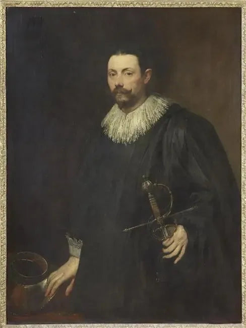 Portrait d'un gentilhomme génois - Antoine van Dyck image 1 copie peinte à la main à l’huile