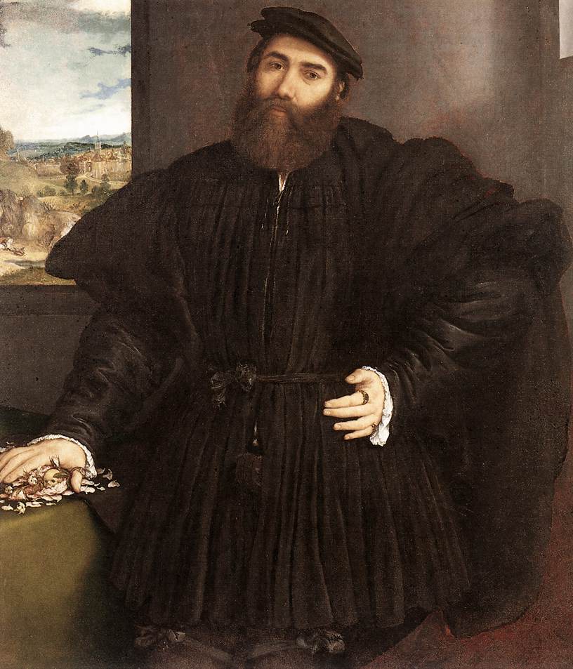 ภาพเหมือนของสุภาพบุรุษ - Lorenzo Lotto