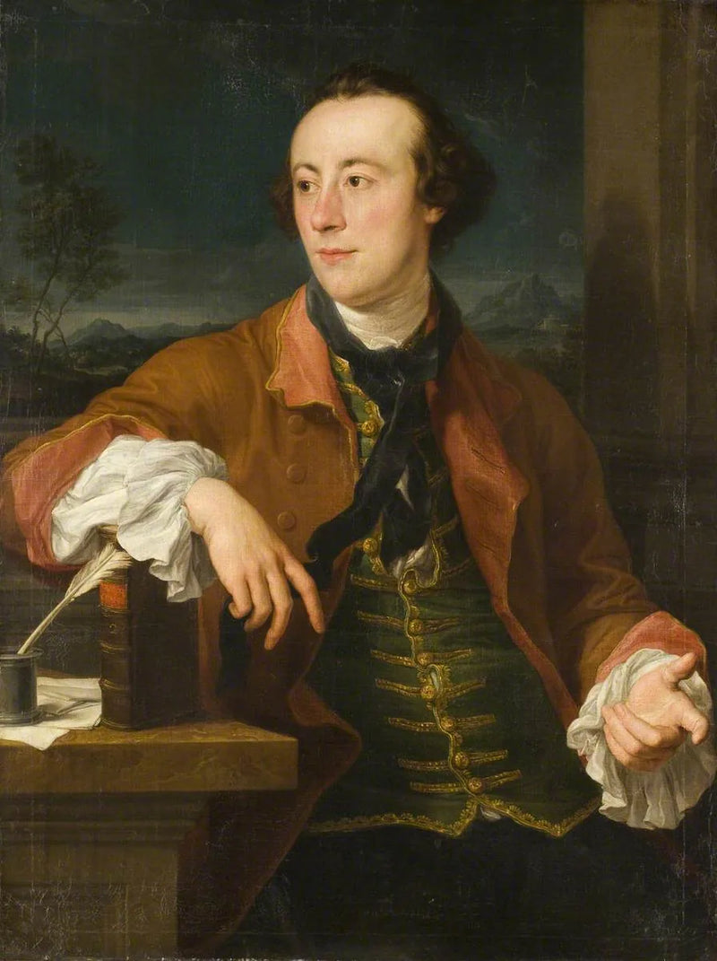 ภาพเหมือนของสุภาพบุรุษ (โดยทั่วไปเชื่อว่าเป็น Horatio Walpole, 1723–1809) - Pompeo Batoni