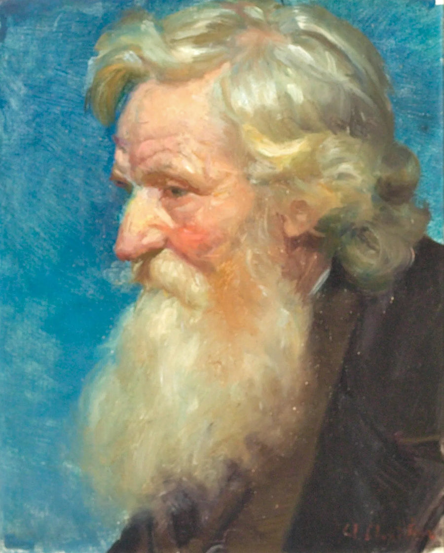 ภาพเหมือนของสุภาพบุรุษ - Anna Ancher