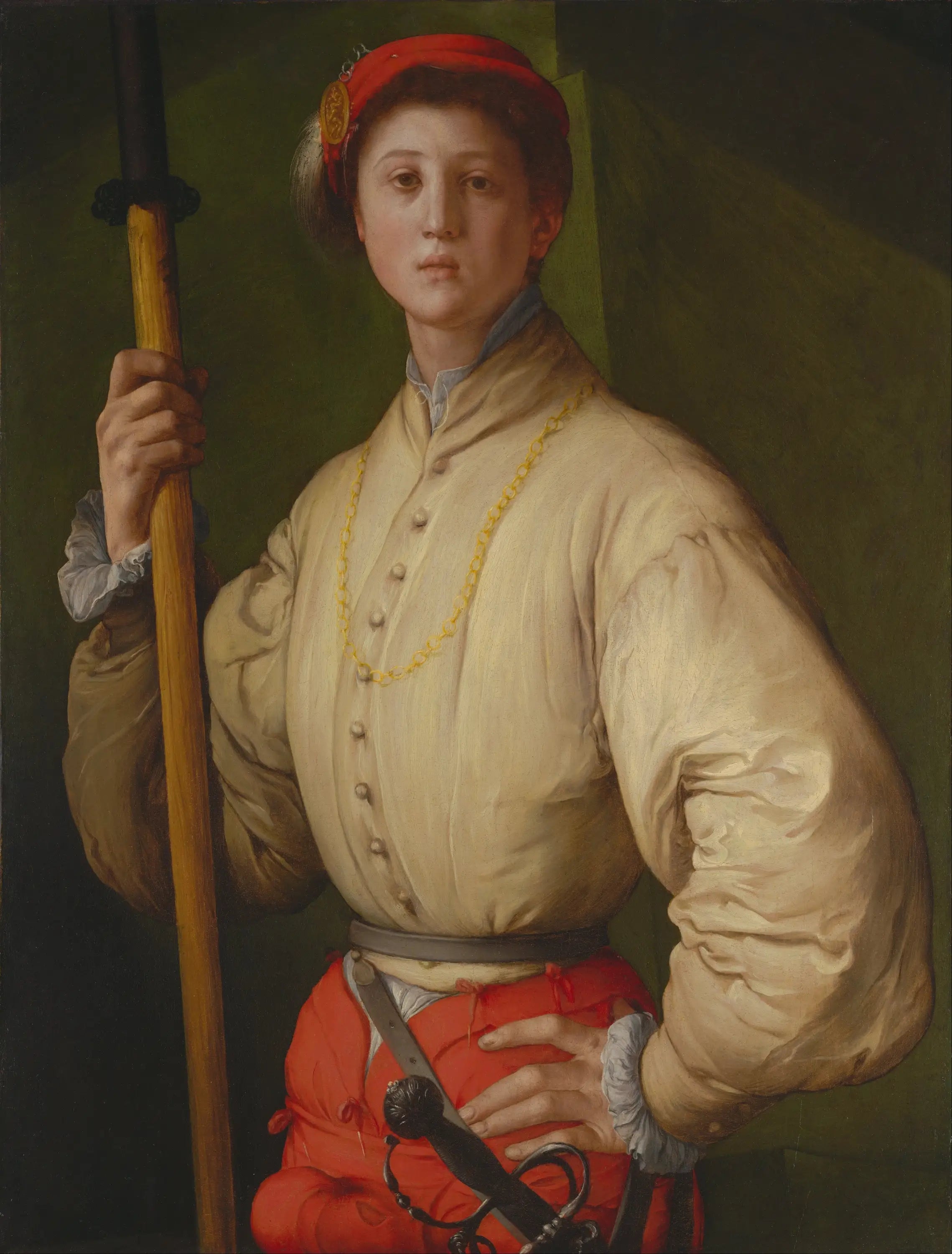 Portrait d’un hallebardier - Pontormo - Alpha Reproduction