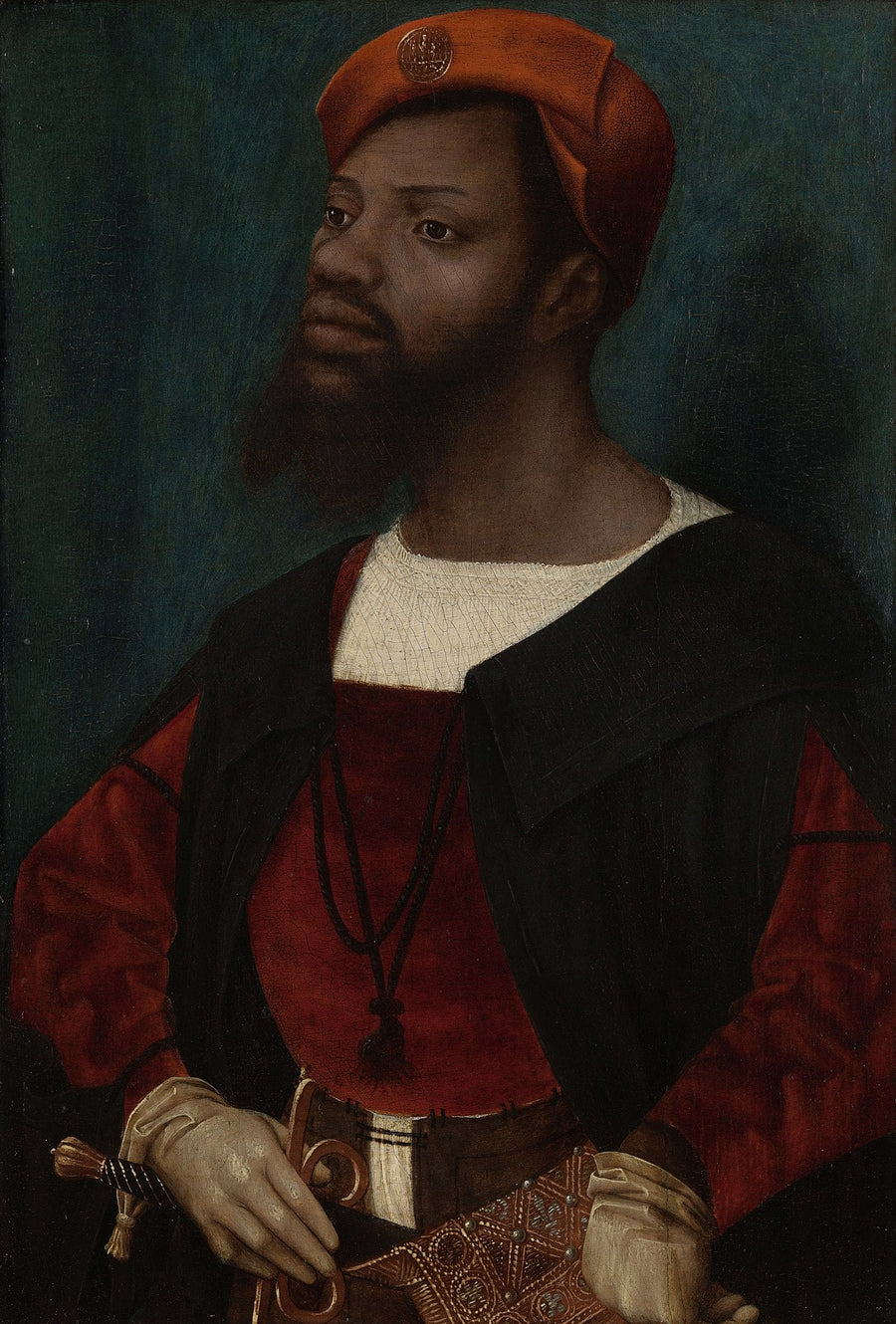 Portrait d'un homme africain - Jan Mostaert