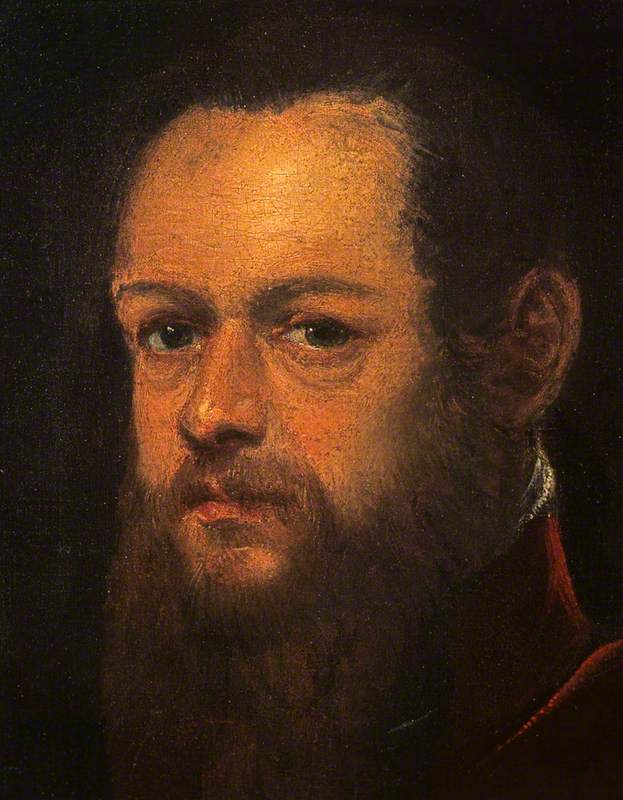 ภาพเหมือนของชายมีหนวด - Jacopo Tintoretto