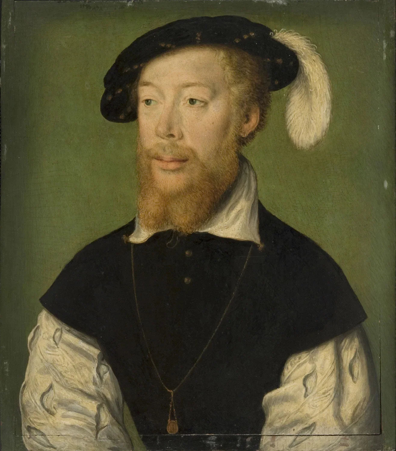 Portrait d'un homme - Corneille de Lyon image 1 reproduction de peinture à l’huile