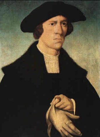 ภาพเหมือนของชายลึกลับ - Joos van Cleve