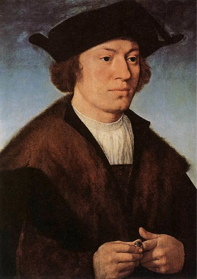 ภาพเหมือนของผู้ชาย - Joos van Cleve