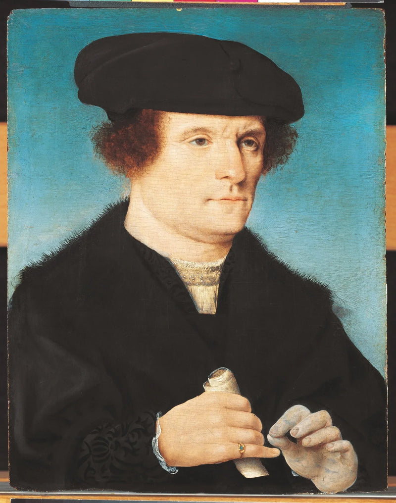 ภาพเหมือนของผู้ชาย - Joos van Cleve