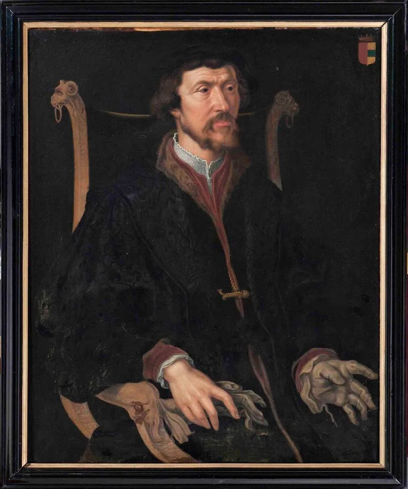 Portrait d'un homme - Maarten van Heemskerck image 1 reproduction de peinture à l’huile