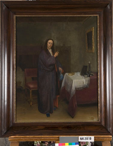 Portrait d'un homme tenant une lettre - Gerard ter Borch image 1 reproduction de peinture à l’huile