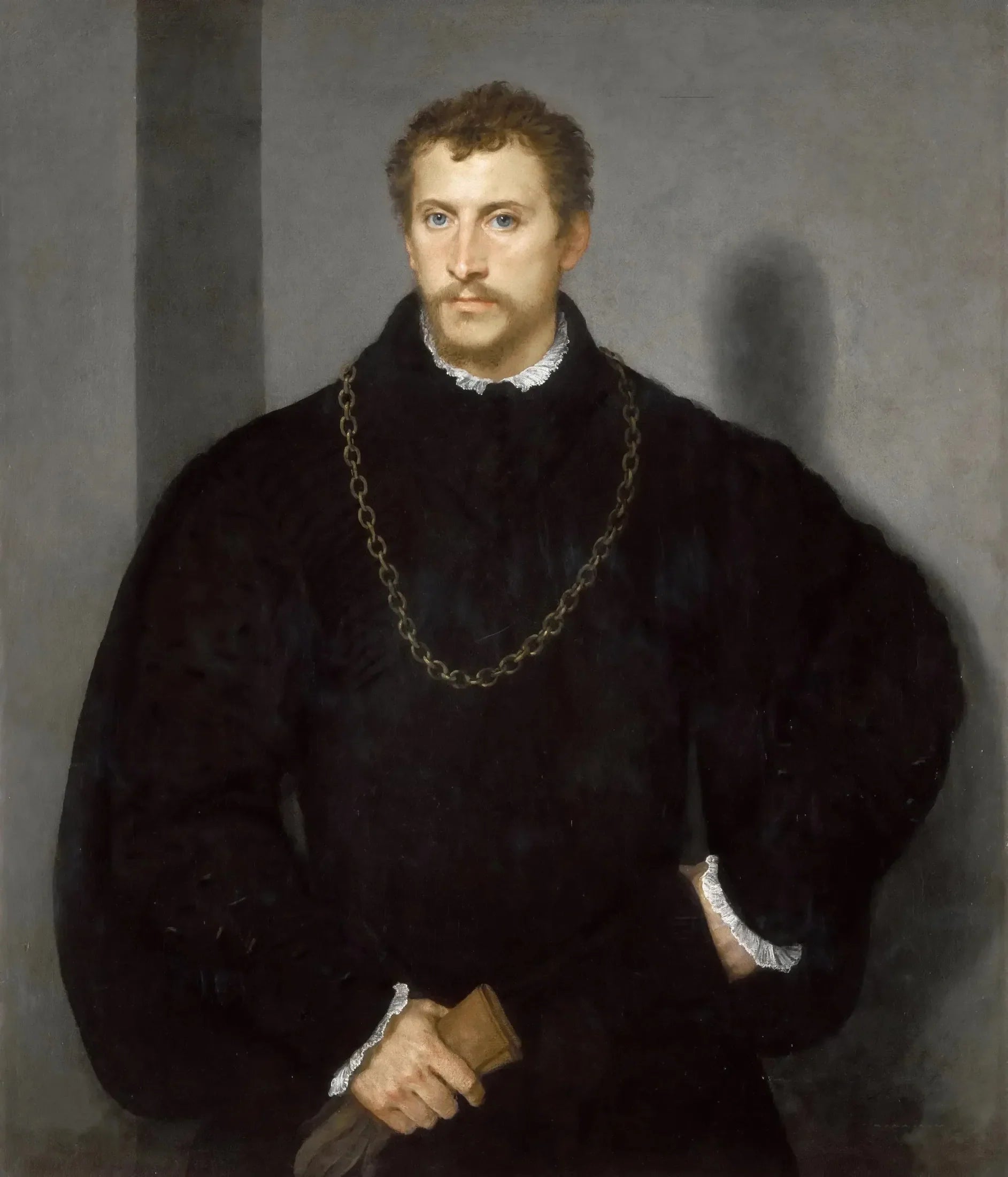 Portrait d'un Jeune Anglais - Titian image 1 tableau peint à l’huile sur toile