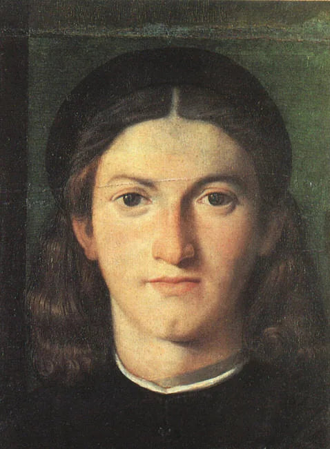 ภาพเหมือนของชายหนุ่ม - Lorenzo Lotto