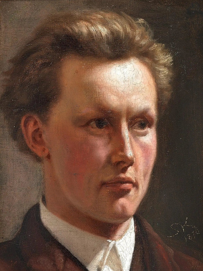 ภาพเหมือนของชายหนุ่ม - Peder Severin Krøyer