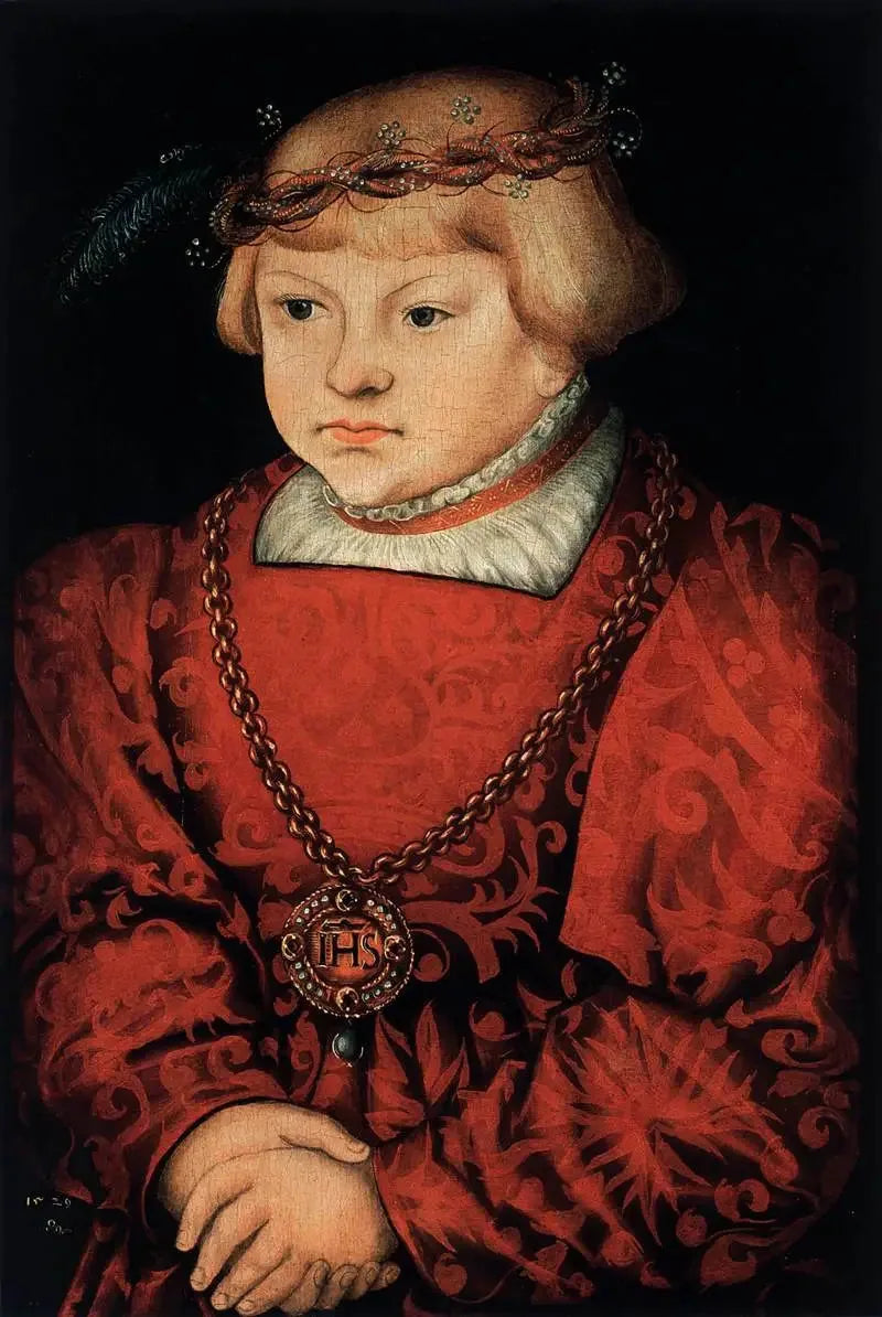 Portrait d'un jeune prince - Lucas Cranach the Elder image 1 tableau peint à l’huile sur toile