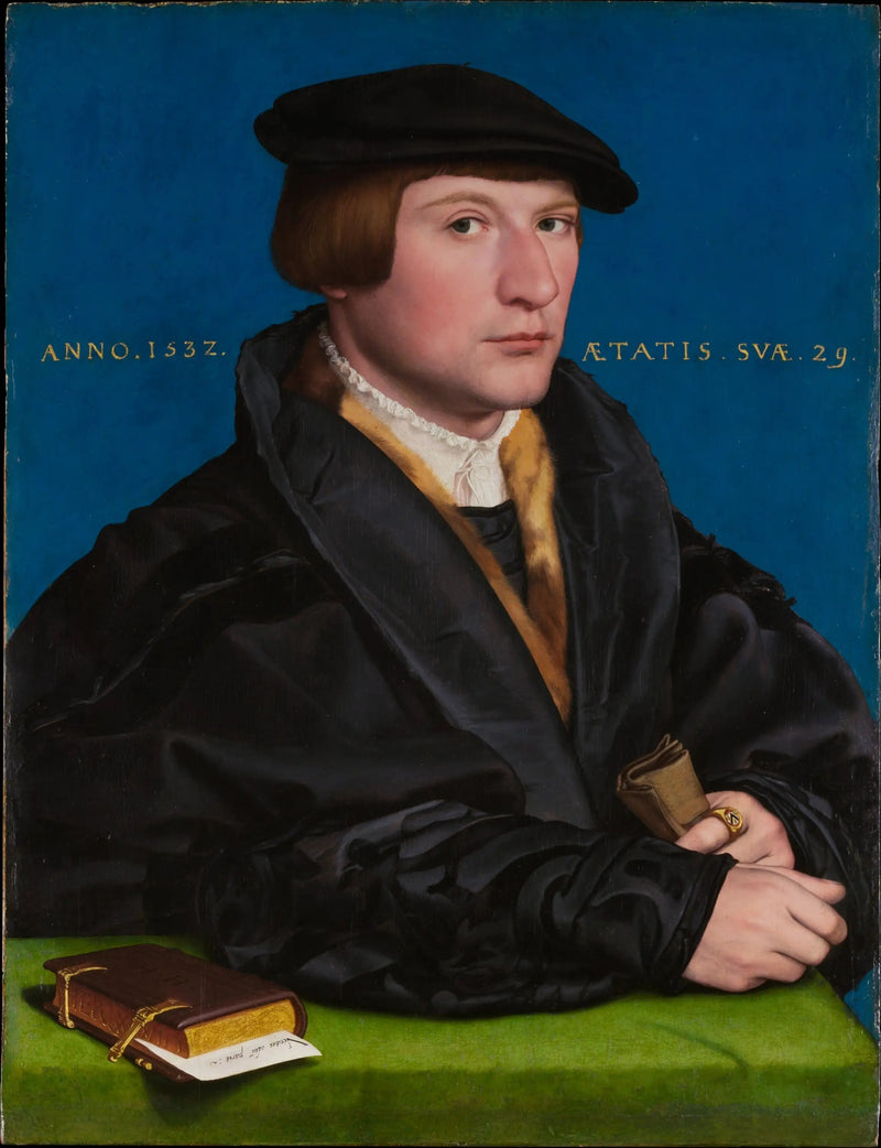 ภาพเหมือนสมาชิกในครอบครัว Wedigh ซึ่งน่าจะเป็น Hermann Wedigh (เสียชีวิตในปี 1560) - Hans Holbein the Younger