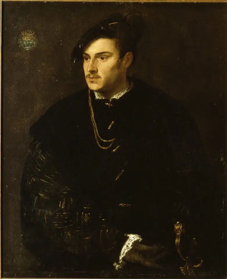 Portrait d'un membre de la maison Farnèse - Titian image 1 copie de tableau peinte à la main