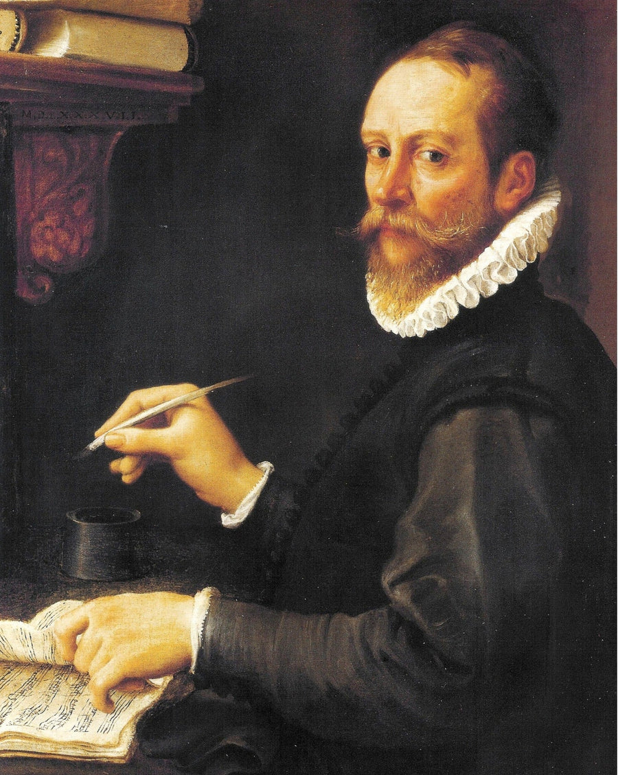 ภาพเหมือนนักดนตรี (ภาพเหมือนที่เชื่อว่าเป็น Claudio Merulo) - Annibale Carracci