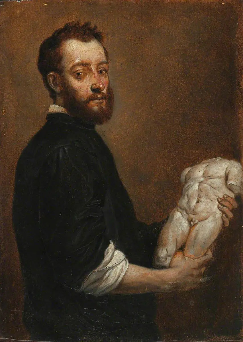 ภาพเหมือนของช่างปั้น (Allesandro Vittoria) (อ้างอิงจาก Giovanni Battista Moroni) - David Teniers the Younger