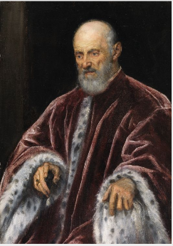ภาพเหมือนของวุฒิสมาชิกเวนิส - Jacopo Tintoretto