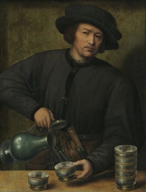 ภาพเหมือนของผู้เทไวน์ - Joos van Cleve