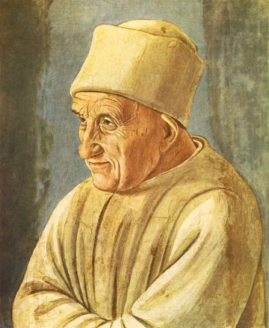 Portrait d'un vieil homme - Filippino Lippi image 1 tableau peint à l’huile sur toile