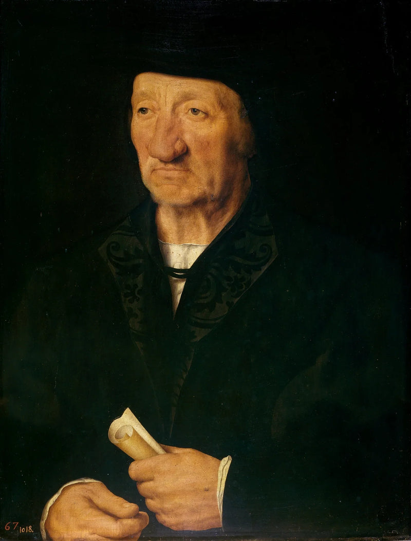 ภาพเหมือนของชายชรา - Joos van Cleve