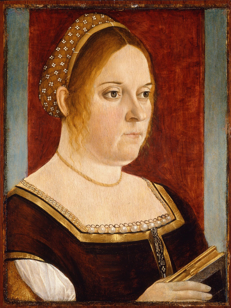 ภาพเหมือนหญิงสาวกับหนังสือ - Vittore Carpaccio
